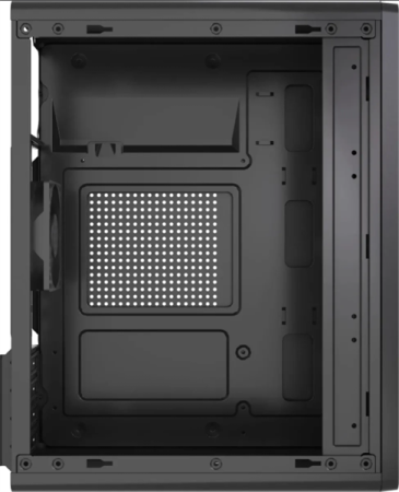 Фото Accord ACC-M258-01B black w/o PSU mATX 1x80mm 2xUSB2.0 audio