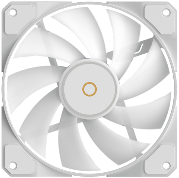 Фото Ocypus Beta F12 WH ARGB, 120x120x25mm, 4-PIN PWM, 800-1600 RPM, 29 DBA MAX, HYDRO BEARING