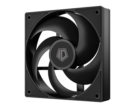 Фото ID-COOLING AS-120-K 120x120x25мм (60шт./кор, PWM, резиновые углы, черный, 300-2000об/мин, супертихий) BOX