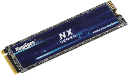 Фото KingSpec SSD 256GB M.2 2280 PCIe 3.0 x4 NVMe R3400/W3100MB/s 3D TLC MTBF 1.5M 380000/320000 IOPS 250TBW