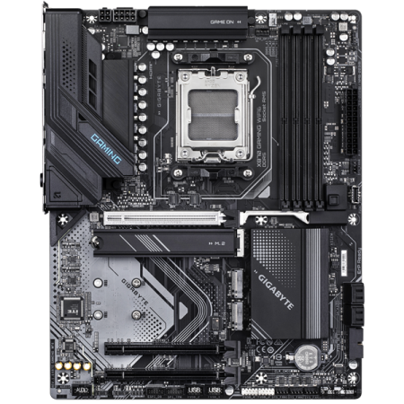 Фото GIGABYTE X870 GAMING WIFI6, AM5, X870, 4*DDR5, 4*SATA, 3*M.2, 4*USB 3.2, 4*USB 2.0, 2*Type-C, 3*PCIx16, HDMI, ATX