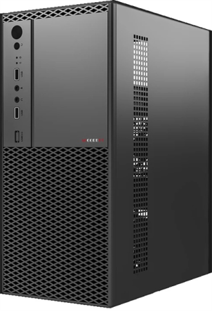 Фото Accord ACC-1605B black w/o PSU mATX 2x120mm 2xUSB2.0 audio