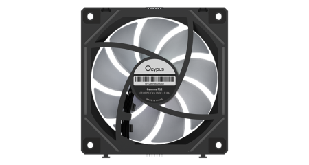 Фото Ocypus Gamma F12 UNI BK ARGB 3 IN 1, 3x120x120x25mm, 4-PIN PWM, 800-1800 RPM, 31 DBA MAX, HYDRO BEARING