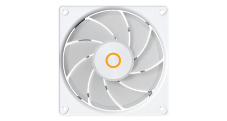 Фото Ocypus Gamma F12 Elite WH ARGB REVERSE BLADE, 120x120x25mm, 4-PIN PWM, 600-1800 RPM, 26 DBA MAX, HYDRO BEARING