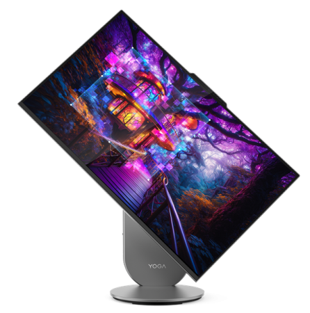 Фото Моноблок Lenovo Yoga AIO 27IAH10 27" QHD (2560x1440) IPS 400N 120Hz, Ultra 9 285H, 32GB LPDDR5x-7467, 1TB SSD M.2, NVIDIA RTX 4050 6GB, WiFi7, BT, Wireless KB&Mouse, Win 11 Home Rus, Luna Grey, 1Y