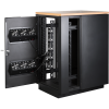Фото Шкаф LANMASTER SOUNDPROOF звукоизолированный 24U 750x1130 мм, отделка под дерево, цвет лиственница