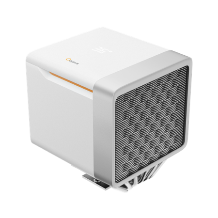 Фото Ocypus Delta A62 EX WH Digital, 2x120mm ARGB FAN, Top Display Panel, 6 HEAT PIPES, 4-PIN PWM, 600-1800 RPM, 31DBA, HYDRO BEARING, LGA115X/1200/1700/18XX, AM4/AM5