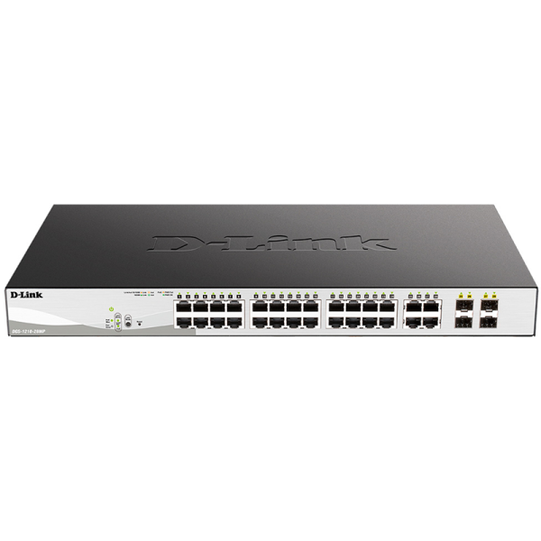 Смотреть D-Link DGS-1210-28MP/F3A Фото D-Link DGS-1210-28MP/F3A