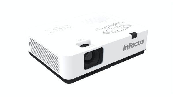 Фото INFOCUS IN1049 3LCD,5000lm,WUXGA,1.37~1.65:1,50000:1,(Full3D),16W,2хHDMI1.4b,VGAin,CompositeIN,3,5mmaudioIN,RCAx2IN,USB-A,VGAout,3,5audioOUT,RS232,MiniUSBBserv,RJ45,PJLink,3,3кг