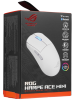 Фото ASUS ROG HARPE ACE MINI, 49g, 2.4GHz RF, Bluetooth 5.1, 36K DPI sensor, 5 Programmable Buttons, White