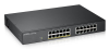 Smart L2 PoE+ Zyxel GS1900-24EP, rack 19", 24xGE (12xPoE+), бюджет PoE 130 Вт