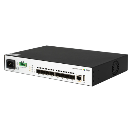 Фото SNR Управляемый коммутатор уровня 2+, 8 x 1/10GE SFP+. Питание: 220V AC + встроенный UPS 12V