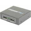 Фото OSNOVO D-Hi1021 Разветвитель сигнала HDMI (1вх./2вых.). Максимальное разрешение 4K2K(30Гц). Поддержка 3D и HDCP. Скорость передачи данных до 10,2Гбит/с. Вх. - HDMI(A)/Роз.2,1х5мм(DC5V). Вых. - HDMI(A)