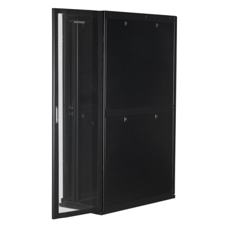 Фото SMARTWATT Серверный шкаф Rack S-Series 42U 600x1200мм, двери с перфорацией, боковые панели 4шт и ролики в комплекте, черный (4512020620014)