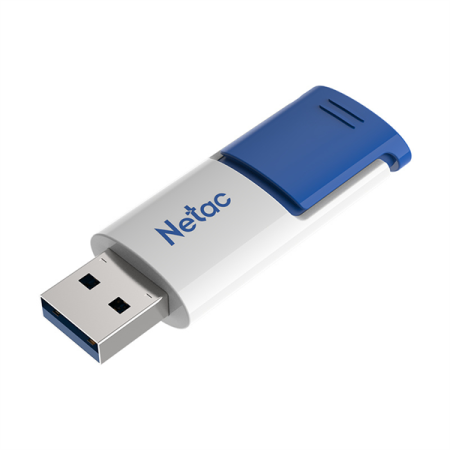 Фото Netac U182 Blue 256GB USB3.2Flash Drive, retractable (replaced NT03U182N-256G-30BL)