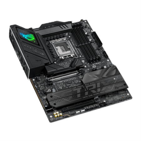 Фото ASUS ROG STRIX B860-F GAMING WIFI, LGA1851, B860, 4*DDR5, 4*SATA, 4*M.2, 7*USB 3.2, Type-C, 2*PCIx16, DP+HDMI, ATX; 90MB1JG0-M0EAY0