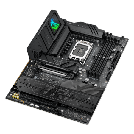 Фото ASUS ROG STRIX B860-F GAMING WIFI, LGA1851, B860, 4*DDR5, 4*SATA, 4*M.2, 7*USB 3.2, Type-C, 2*PCIx16, DP+HDMI, ATX; 90MB1JG0-M0EAY0