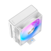 Фото Ocypus Delta A40 WH ARGB, 120mm ARGB FAN, Top Panel, 4 HEAT PIPES, 4-PIN PWM, 500-2000 RPM, 29DBA, HYDRO BEARING, LGA115X/1200/1700/18XX, AM4/AM5