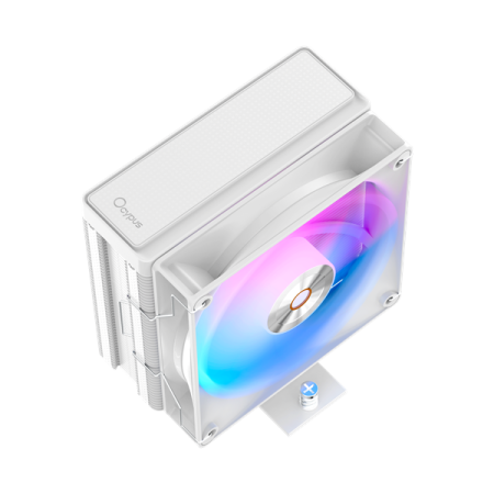 Фото Ocypus Delta A40 WH ARGB, 120mm ARGB FAN, Top Panel, 4 HEAT PIPES, 4-PIN PWM, 500-2000 RPM, 29DBA, HYDRO BEARING, LGA115X/1200/1700/18XX, AM4/AM5