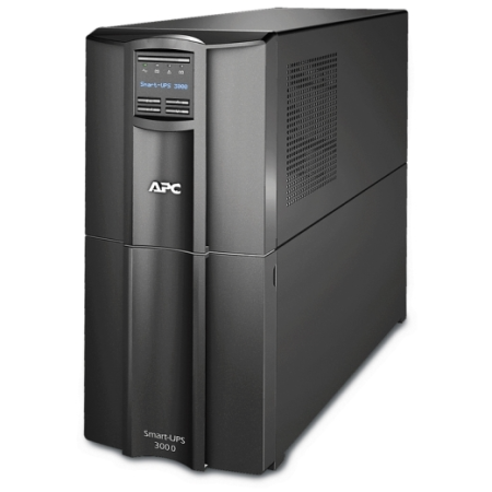 APC Smart-UPS 3000VA/2700W, Line-Interactive, LCD, Out: 220-240V 8xC13 (4-Switched) 1xC19, SmartSlot, EPO, HS User Replaceable Bat, Black, 1 year warranty (REP: SMT3000I)