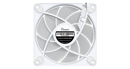 Фото Ocypus Gamma F12 Elite WH ARGB 3 IN 1, 120x120x25mm, 4-PIN PWM, 600-1800 RPM, 26 DBA MAX, HYDRO BEARING