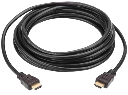 Фото Aten ProAV black: 1 м HDMI 2.0b/Ethernet Высокоскоростной кабель