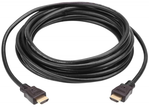 Фото Aten ProAV black: 1 м HDMI 2.0b/Ethernet Высокоскоростной кабель