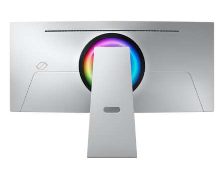Фото Samsung 34" Odyssey OLED G8 G85SD S34DG852SI Curved OLED 21:9 3440x1440x175Hz 0,03ms 1M:1 250cd 1,07B 178/178 DP; HDMIx2 USB3.0x2 Smart TV Spk 10вт Tilt HAS Pivot БП внешн VESA Silver