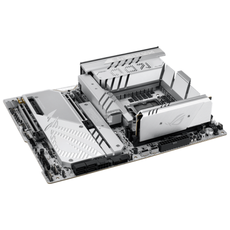 Фото ASUS ROG MAXIMUS Z890 APEX, LGA1851, Z890, 2*DDR5, 4*SATA, 6*M.2, 8*USB 3.2, Type-C, 2*PCIx16, 2*PCIx4, 2*Thunderbolt™ 4, ATX; 90MB1IP0-M0EAY0