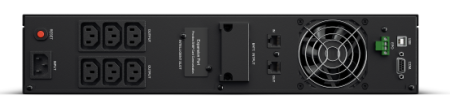 Фото CyberPower OLS1000ERT2U Online 1000VA/900W USB/RS-232/EPO/SNMPslot/RJ11/45/EBM (6 IEC С13)