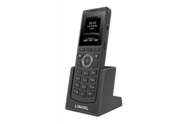LINKVIL W610D Беспровод. DECT, 4 SIP-акк., 2" 240 х 320 Цвет. экран, защ. от падения с 1.8м., BT 5.0, бат. 1900mAh