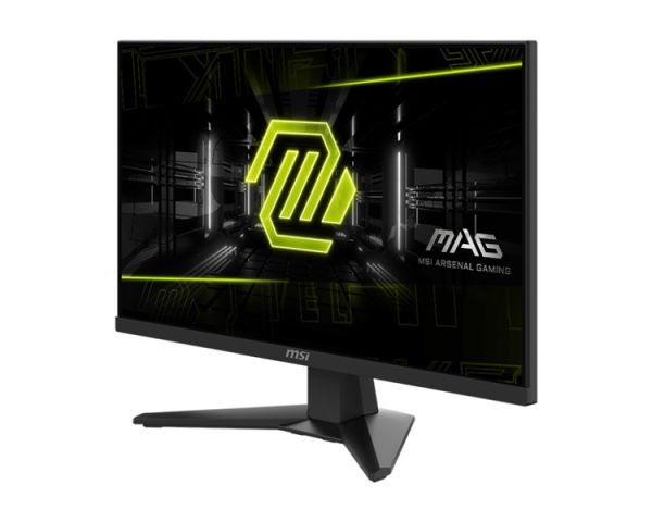 Фото MSI MAG 244F 23,8" 16:9 FHD(1920x1080) Rapid IPS Flat,0,5ms(GTG),1000:1,100M:1,300nits,178/178,1xHDMI 2.0,1xDP 1.2, Tilt,VESA,200HZ,Black,1y war-ty