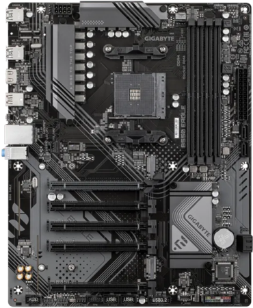 Фото GIGABYTE B550 EAGLE, AM4, B550, 4*DDR4, 4*SATA, 2*M.2, 1*USB 3.2, 4*USB 2.0, Type-C, 1*PCIx16, 4*PCIx1, HDMI, mATX
