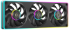 Ocypus Sigma F36 BK ARGB, 3x120x120x25mm, 4-PIN PWM, 500-2200 RPM, 36 DBA MAX, FLUID DYNAMIC BEARING