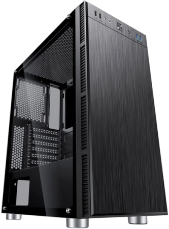 Фото Accord 3407 black w/o PSU ATX 8x120mm 2xUSB2.0 1xUSB3.0 audio bott PSU