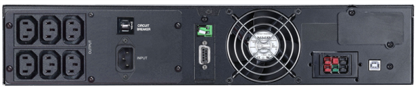 Фото Powercom MACAN SE, On-Line, 1500VA/1500W, Rack/Tower, 6*IEC320-C13, LCD, Serial+USB, SmartSlot, подкл. доп. Батарей (1168817)