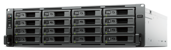 Synology Rack 3U QC3,35GhzCPU/8Gb(32)/RAID0,1,10,5,6/16hot plug (3,5' or 2,5')/upto 28hp with RX1225RP/2xUSB3.2/2xGbE/1x10GbE (1xExp.)/iSCSI/2xPS/no rail/1YW repl RS2821RP+