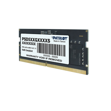 Фото Patriot SL DDR5 16GB 4800MHz SO-DIMM SINGLE 1*16GB CL40 40-40-40-70 1.1V