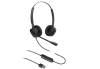 Fanvil HT302-U Fanvil Гарнитура USB, кож.зам., HD Audio, складной микрофон, 1,8м., 95г.
