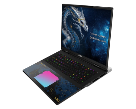 Фото MSI Titan 18 HX Dragon Edition Draco A2WJ Ultra9 290HX 18" 16:10 UHD+ (3840x2400)240Hz DDR5 96GB (48GB*2),4TB SSD (2TB+2TB),NV RTX 5090 (24GB GDDR7),99Whr,3,6kg,2y,Win11Home,