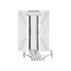 Фото Ocypus Delta A40 SE WH Dual Fan ARGB, 2x120mm ARGB FAN, Top ARGB Panel, 4 HEAT PIPES, 4-PIN PWM, 800-1800 RPM, 31DBA, HYDRO BEARING, LGA115X/1200/1700/18XX, AM4/AM5