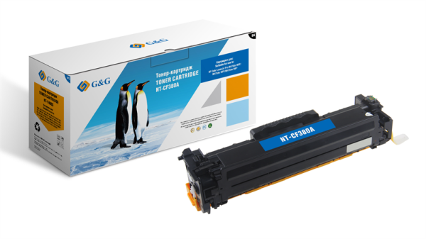 Картридж G&G GG-CF380A черный (2400стр.) для HP LJ Pro M476dn/M476nw/M476dw
