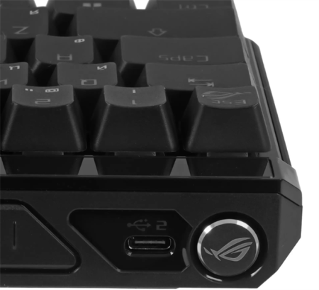 Фото ASUS M605 ROG FALCHION ACE HFX, Wired, 65%, PBT, RGB Lighting, Black