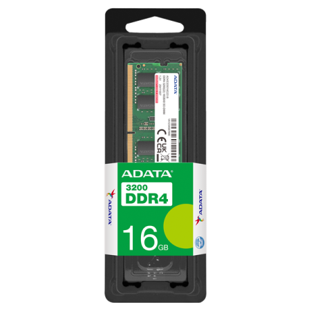 Фото ADATA DDR4 SO-DIMM 16GB 3200MHz 1*16GB 22-22-22 SINGLE TRAY