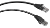 Фото Cabeus PC-UTP-RJ45-Cat.5e-2m-BK Патч-корд U/UTP, категория 5е, 2xRJ45/8p8c, неэкранированный, черный, PVC, 2м