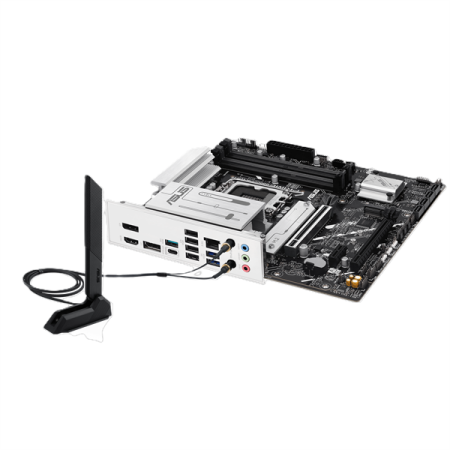 Фото ASUS PRIME B860M-A WIFI, LGA1851, B860, 4*DDR5, 4*SATA, 2*M.2, 2*USB 3.2, 4*USB 2.0, Type-C, 2*PCIx16, 1*PCIx1, 2*DP+HDMI, mATX; 90MB1JY0-M0EAY0