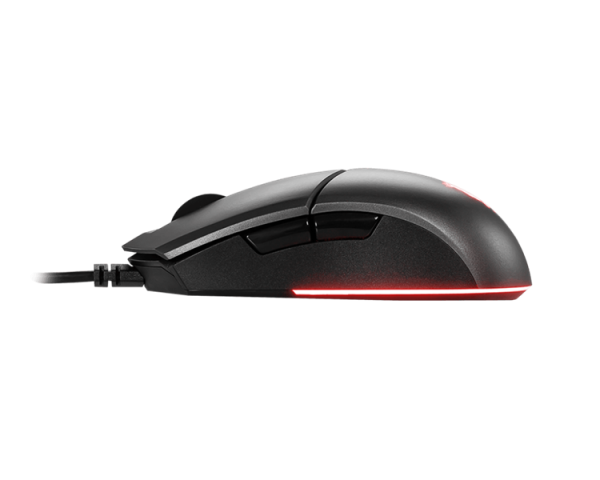 Фото Gaming Mouse MSI Clutch GM11, Wired, DPI 5000, symmetrical design, RGB lighting, Black