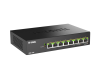 Фото D-Link Коммутатор, 8x2.5GBase-T PoE 802.3bt 90 Вт, PoE-бюджет 230 Вт, корпус металл
