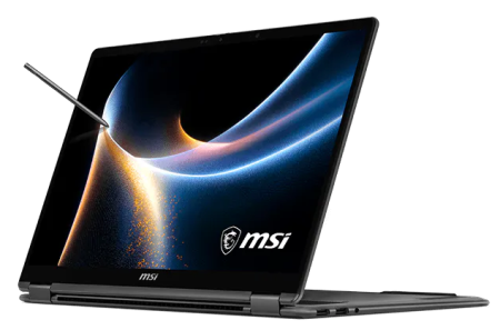 Фото MSI Prestige 16 Flip AI+ C3MTG Core Ultra 9 386H 16" 16:10 2.8K (2880x1800) OLED, 120Hz,Touch Screen (support MSI Nano Pen),LPDDR5X 32GB, 2TB SSD,Intel Arc Graphics,81Whr,1.66kg,1y,Win11Pro,Gray