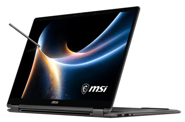 Фото MSI Prestige 16 Flip AI+ C3MTG Core Ultra 9 386H 16" 16:10 2.8K (2880x1800) OLED, 120Hz,Touch Screen (support MSI Nano Pen),LPDDR5X 32GB, 2TB SSD,Intel Arc Graphics,81Whr,1.66kg,1y,Win11Pro,Gray